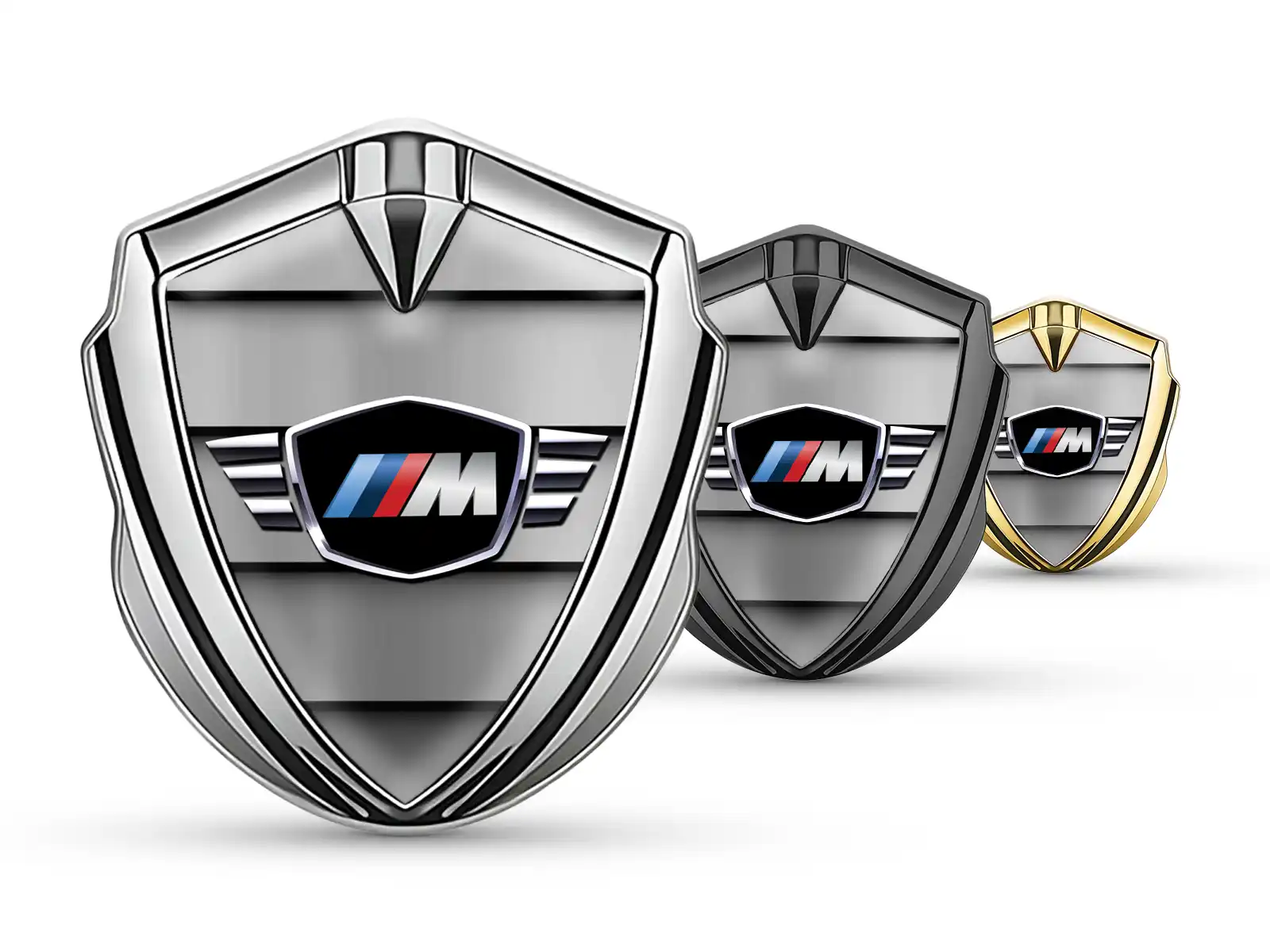 BMW Emblème Aile Insigne Look Course Brillant